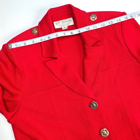 ST.JOHN COLLECTION by Marie Gray knit Blazer jacket skirt set 4 - Picture 11 of 17